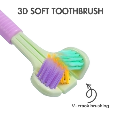 3D Adult Toothbrush - Ultra Fine Soft
